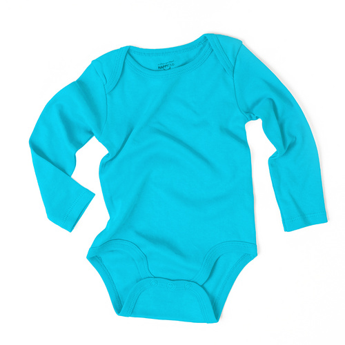 Боди с длинным рукавом, цвет - Мятная конфетка