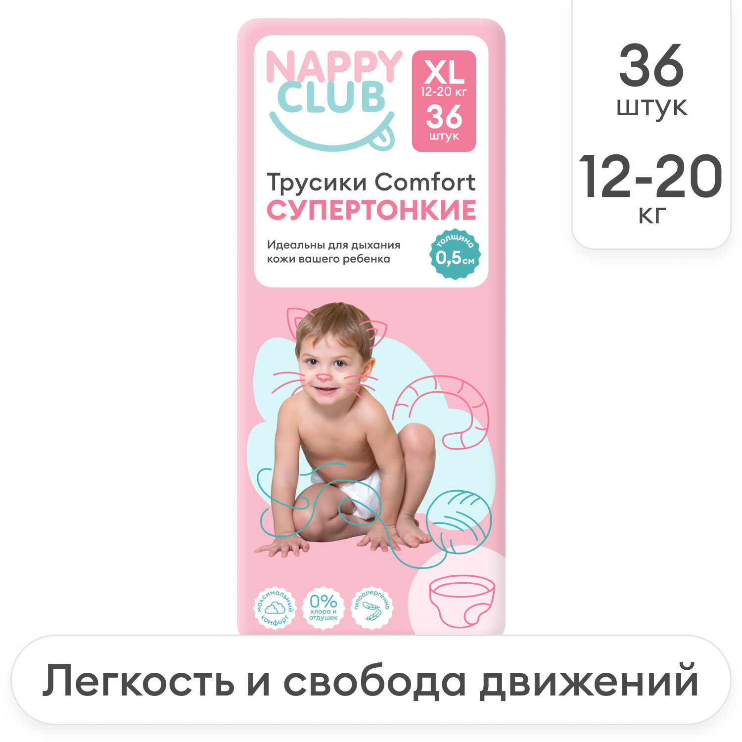 Трусики Comfort супертонкие XL