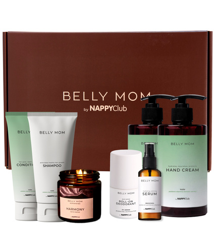 Бокс «Гармония тела» от BELLY MOM (свеча Oak & Leather)