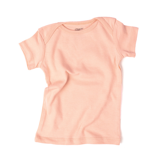 Футболка с коротким рукавом, цвет - Нежный лососик