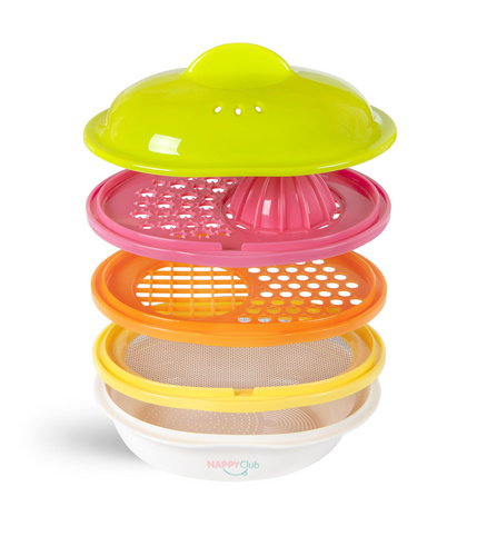 Набор для приготовления прикорма NappyClub с теркой, 6 предметов