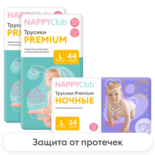Выгодный бокс «день + ночь» (трусики Premium + ночные трусики)