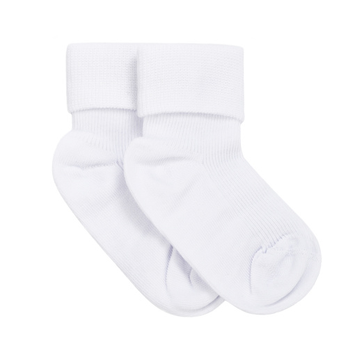 Хлопковые носочки детские, цвет - белый