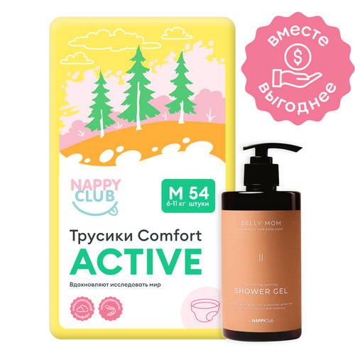 Набор трусики Comfort Active + гель для душа (юдзу)