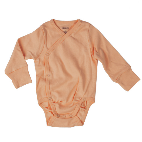 Боди-кимоно с длинным рукавом, цвет - Соленая карамель